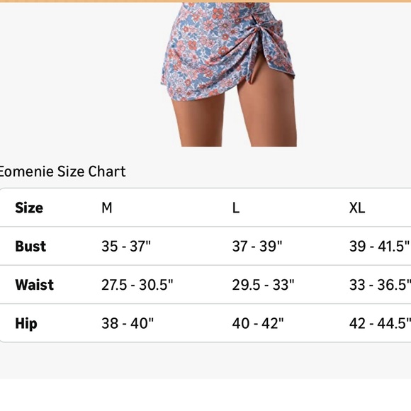 NWT Eomenie One Piece Tummy Control Swimdress Swimsuit Women's Bathing Suit - Picture 8 of 8